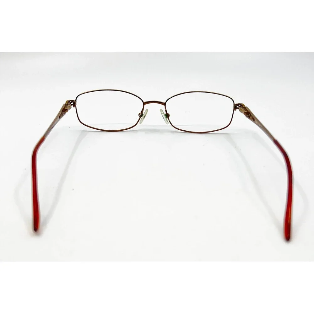 Tres Jolie by Marchon Eyeglasses Women Brown Filigree 220 53-17-135